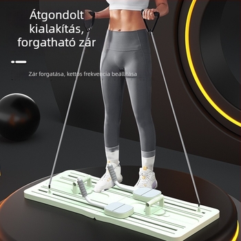 Otthoni használatra tervezett multifunkcionális fitnesz tábla, hasizom-gyakorlatokhoz csúszó panel automatikus visszapattanással beltéri edzésekhez.