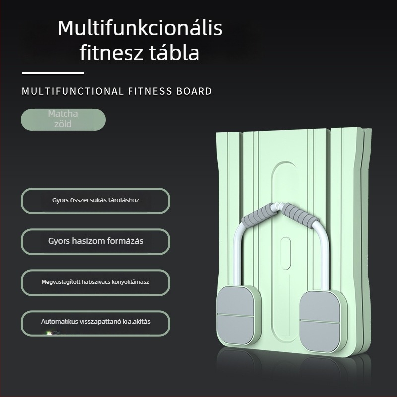 Otthoni használatra tervezett multifunkcionális fitnesz tábla, hasizom-gyakorlatokhoz csúszó panel automatikus visszapattanással beltéri edzésekhez.