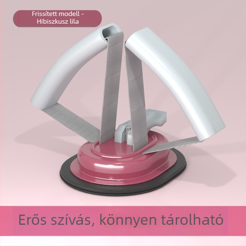 Otthoni edzéshez való felülés-segítő eszköz kettős vákuumos rögzítőkkel – egy személyes hasizom-tréner