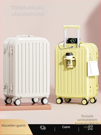 20 hüvelykes kézipoggyász, nagy kapacitású, univerzális kerekek, utazóbőrönd, 2025-ös modell
