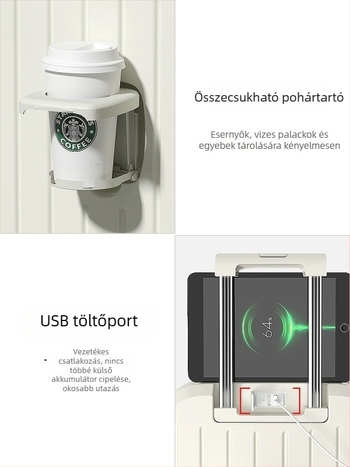 20 hüvelykes kézipoggyász, nagy kapacitású, univerzális kerekek, utazóbőrönd, 2025-ös modell