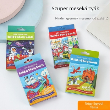 Gyerekek angol nyelvű mesemondó edző — képzelet és gondolkodás fejlesztése diagramokkal