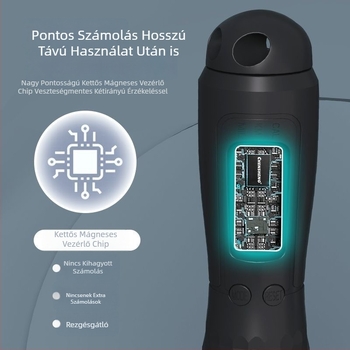 Középiskolai testnevelés vizsgára készült acélhuzalos ugrókötél, 3 m hosszú, 2024-es kiadás