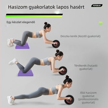 ötkerekes hasgörgő otthoni használatra, professzionális szintű hasizom-edző