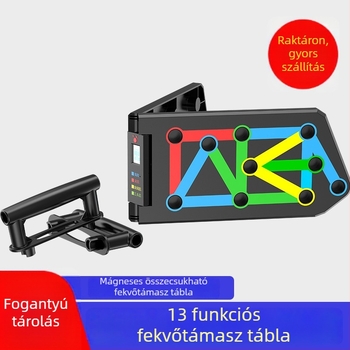 Összecsukható push-up tábla állvány otthoni felhasználásra