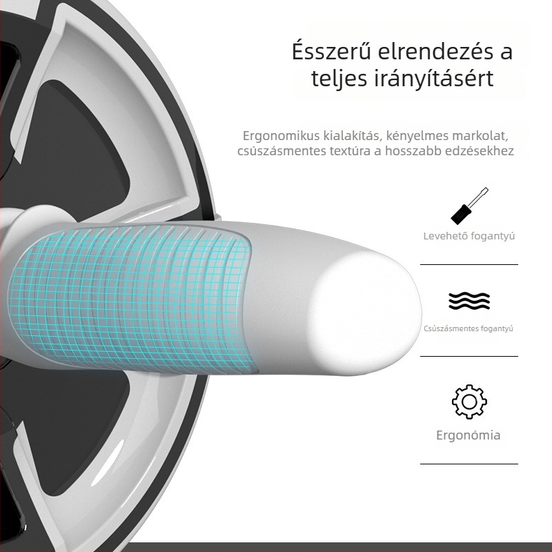 Otthoni használatra tervezett automata visszapattanó hasizomroller, férfiak és nők számára