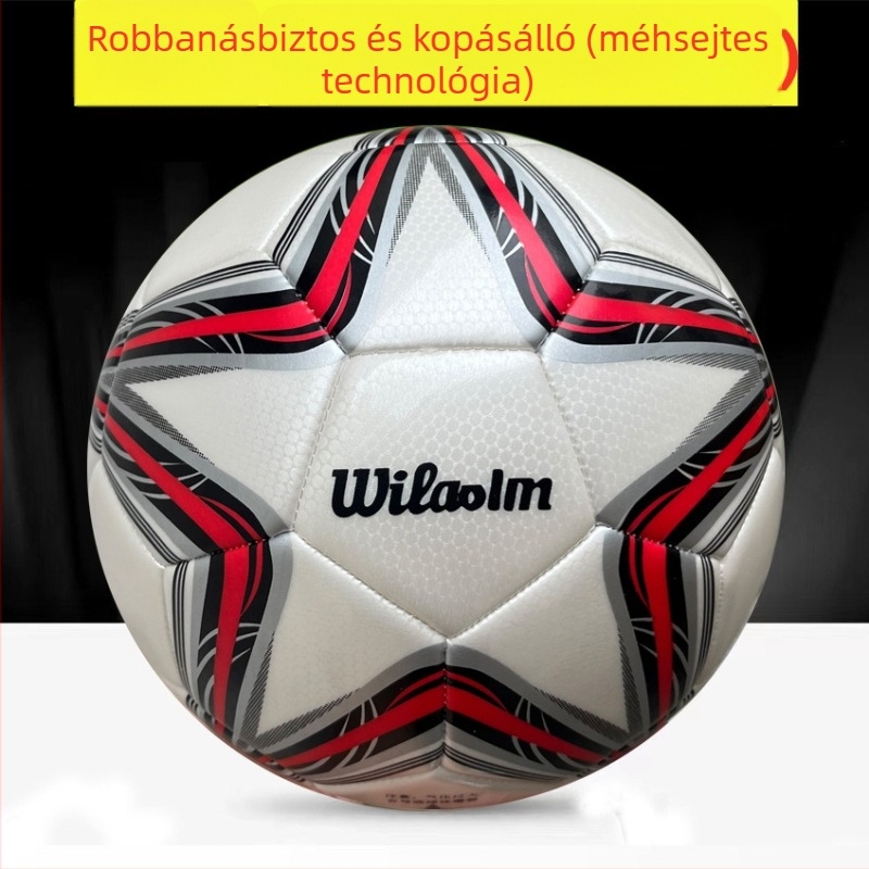 Futball-labda nagykereskedelmi készleten — méret 5 felnőtteknek, méret 4 diákoknak, méret 3 gyerekeknek és óvodásoknak, edzésekre és mérkőzésekre