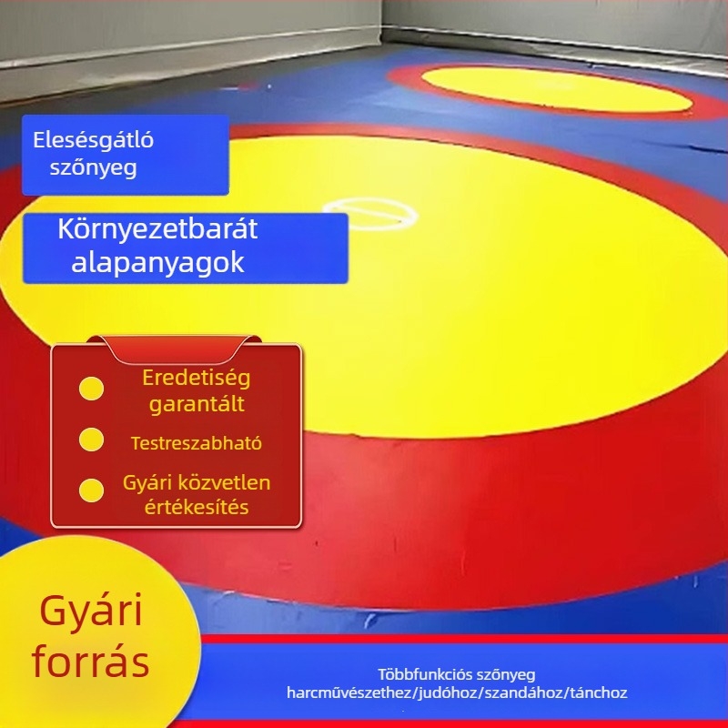 Harcművészeti matrac sanda és judo számára, görgőzhető edzőmatrac, XPE sportpad tánchoz, cheerleadinghez és fitneszhez
