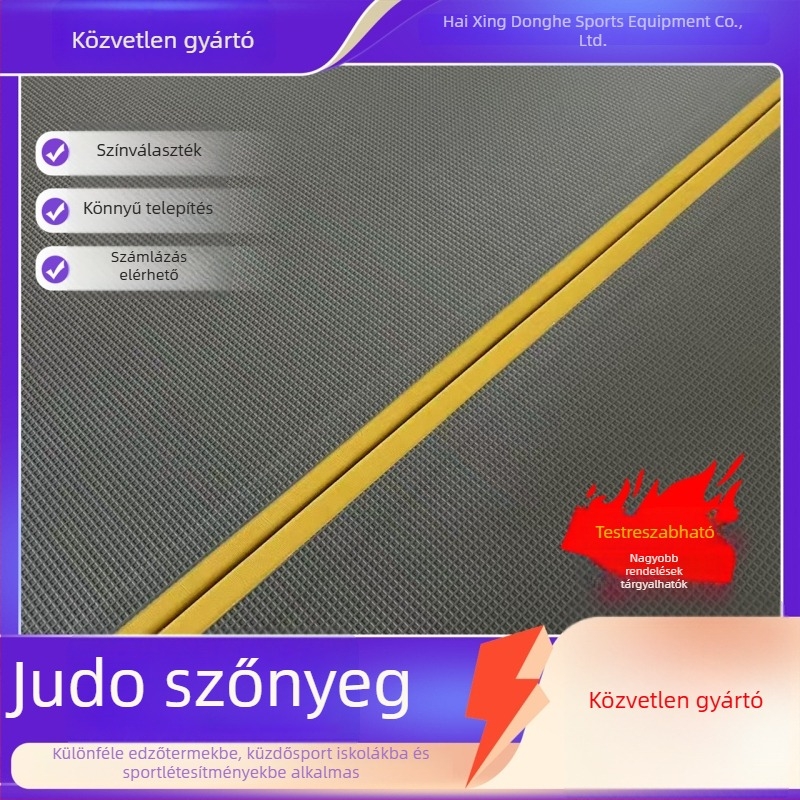 Küzdősport matracok: judo, sanda, birkózás, taekwondo, gimnasztika, tánc és jóga