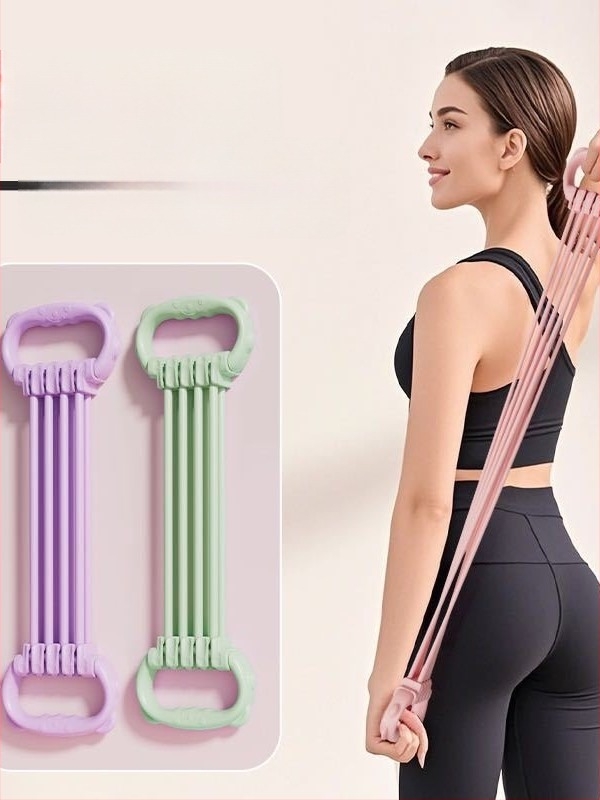 Fitnesz és nyújtó ellenálláson alapuló eszköz nőknek, otthoni használatra, váll-, hát- és nyaknyitó, jóga, nyolc szint