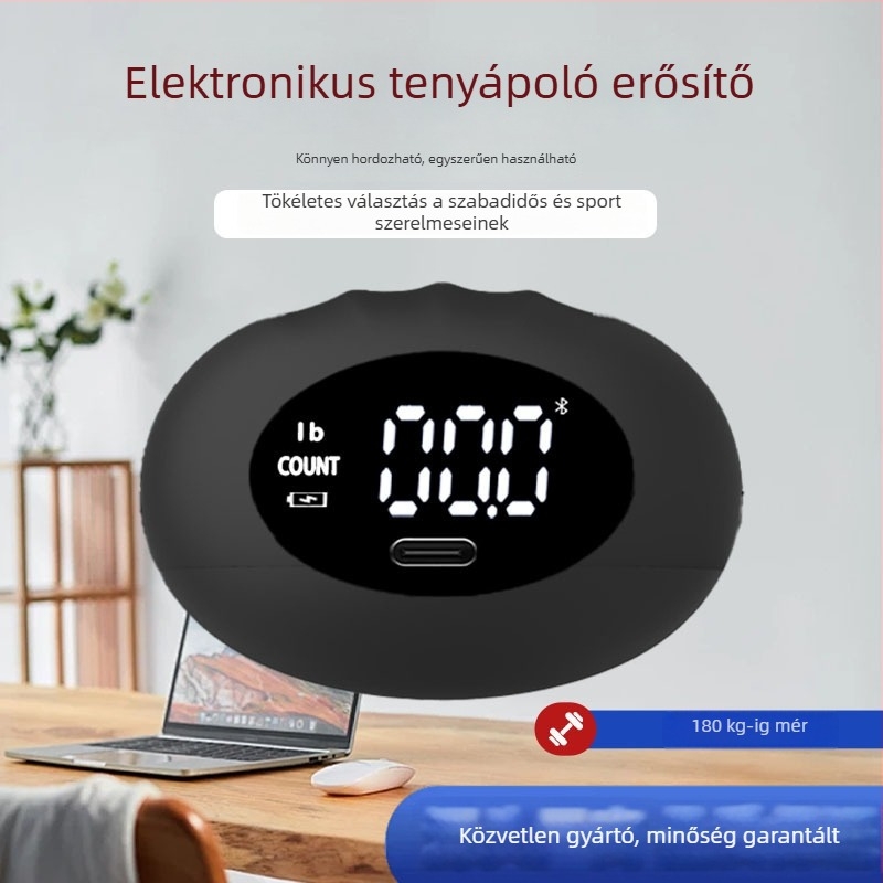 Rongda Szilikon tenyérfogás erősítő és tester ismétlés-számlálóval