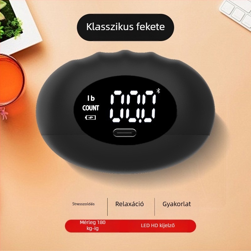 Rongda Szilikon tenyérfogás erősítő és tester ismétlés-számlálóval