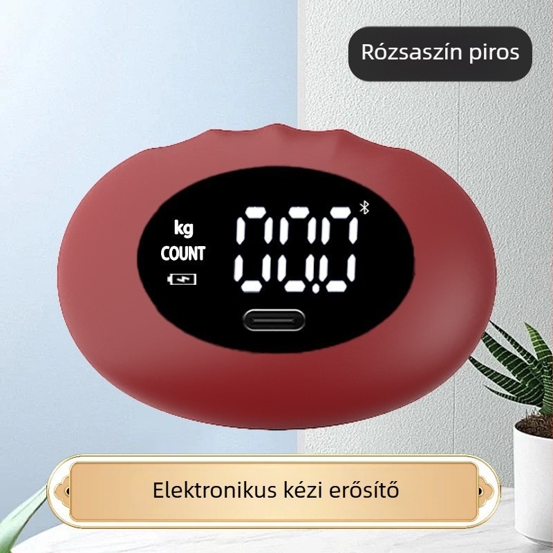 Rongda Szilikon tenyérfogás erősítő és tester ismétlés-számlálóval