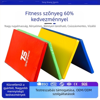 Összecsukható gimnasztikai matrac tánchoz, jóga és edzéshez – PVC anyagú