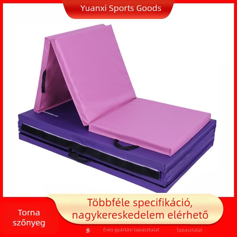 Összecsukható edzésmatrac haspréshez, gimnasztikához, fitneszhez, táncgyakorláshoz és jóga