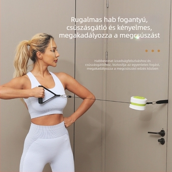 Állítható ellenállású tréner és kézi súlyzó otthoni edzéshez — hordozható evezőgép karerő-gyakorló készülék