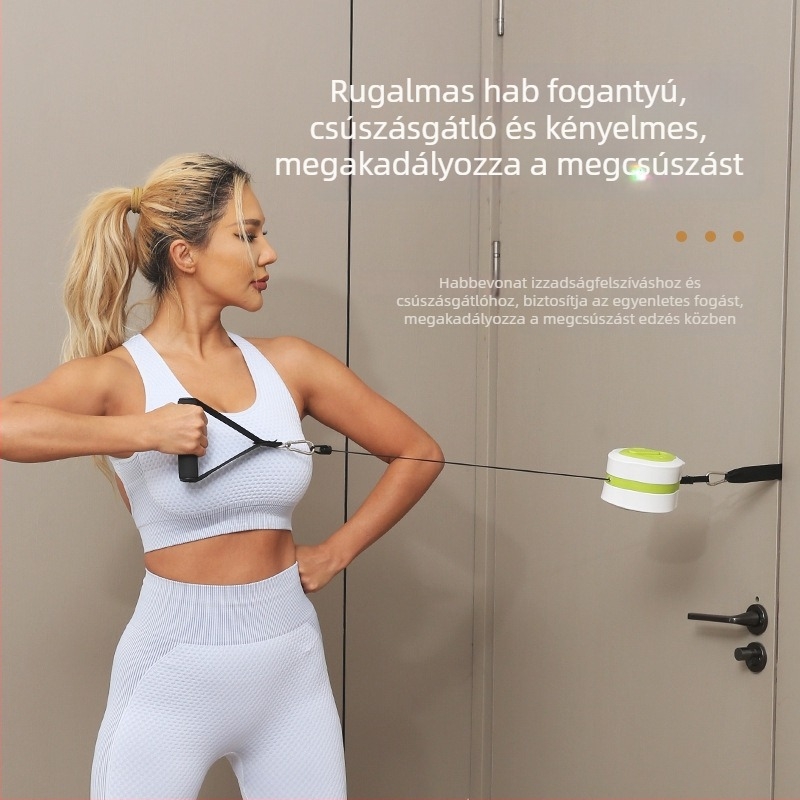 Állítható ellenállású tréner és kézi súlyzó otthoni edzéshez — hordozható evezőgép karerő-gyakorló készülék