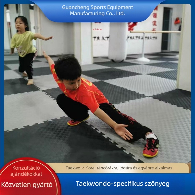 EVA összekapcsolható tatami Taekwondohoz, edzéshez, tánchoz és harcművészetekhez – vastagított habpárna