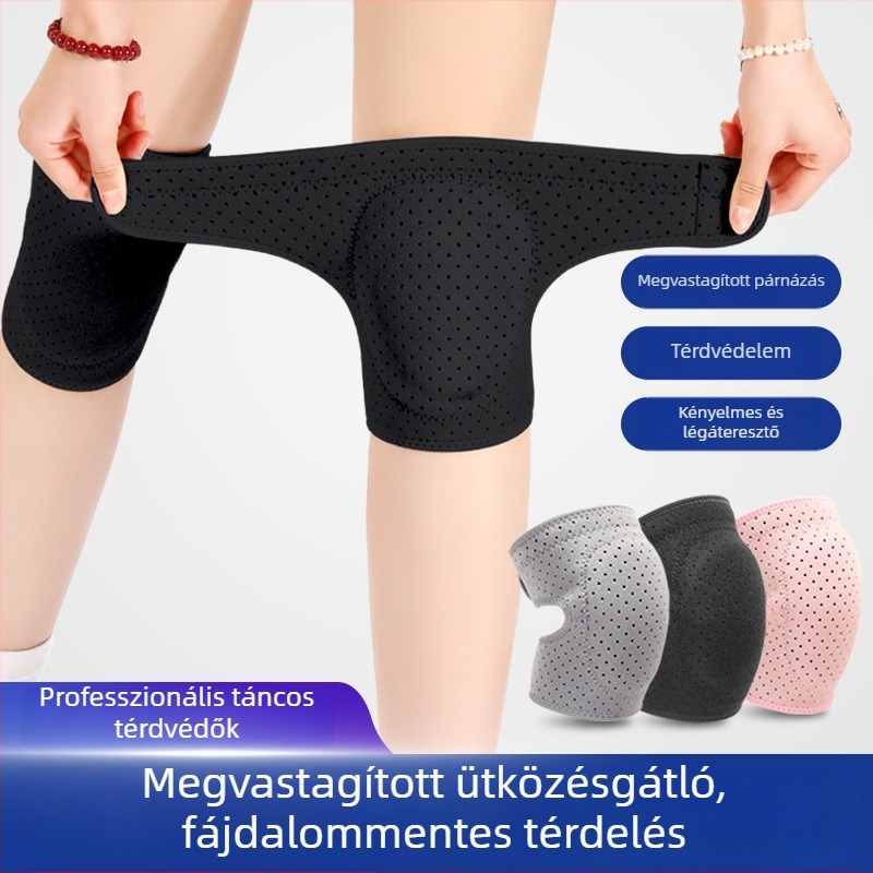 Tánc térdvédők nőknek és gyerekeknek, térdprotektor tánchoz