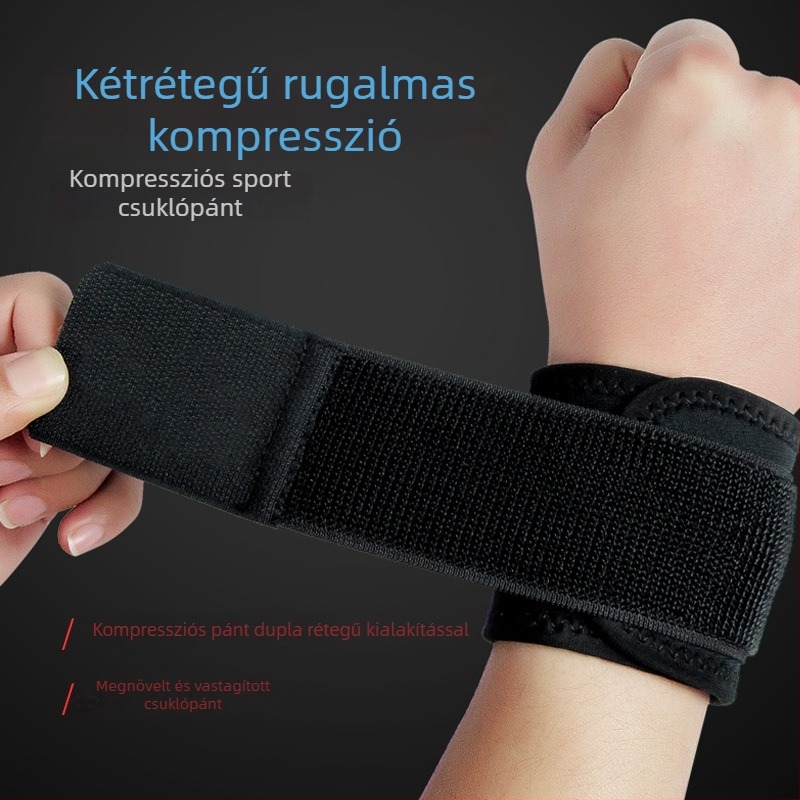 Körbetekert csuklóvédők kültéri sportokra és edzésre, csukló-támogató védelem – uniszex