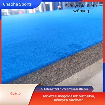 Harcművészeti edzőmat edzéshez, tánchoz és aerobikhoz, görgős tornapad