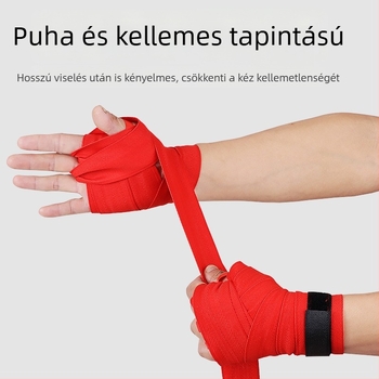Mikroelasztikus boksz-kötések, pamut Muay Thai kötései, kézre illő védőkötések