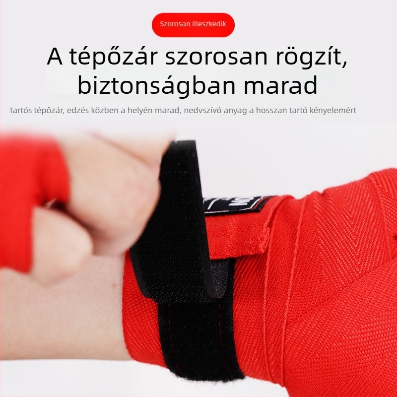 Mikroelasztikus boksz-kötések, pamut Muay Thai kötései, kézre illő védőkötések