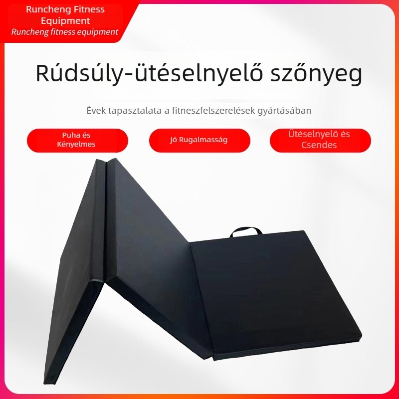 Bőrből készült háromrészes tornamatrac szivacsmagos belsővel tánc, jóga, pilates és harcművészetekhez