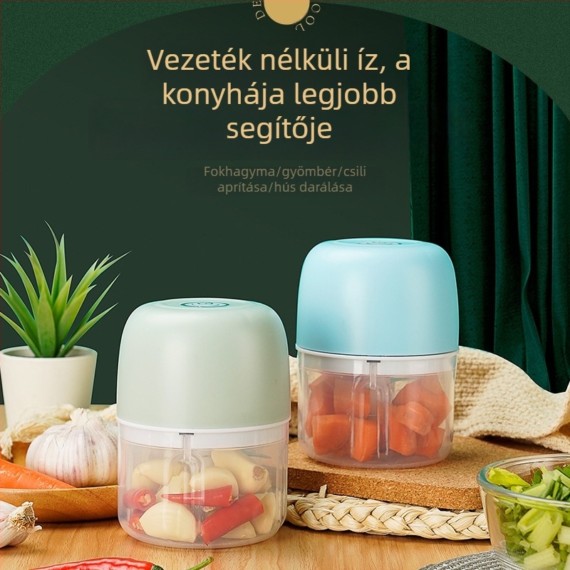 Kompakt fokhagyma prés és zúzó, kézi konyhai eszköz fokhagyma-pasztához