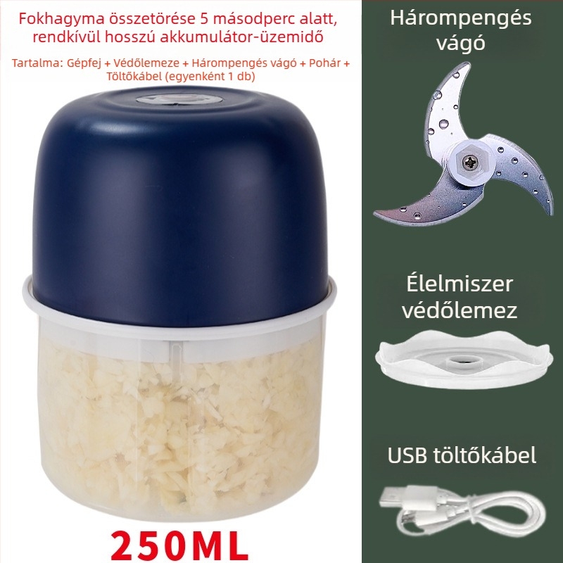 Kompakt fokhagyma prés és zúzó, kézi konyhai eszköz fokhagyma-pasztához