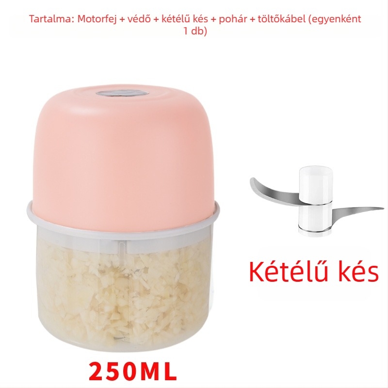 Kompakt fokhagyma prés és zúzó, kézi konyhai eszköz fokhagyma-pasztához