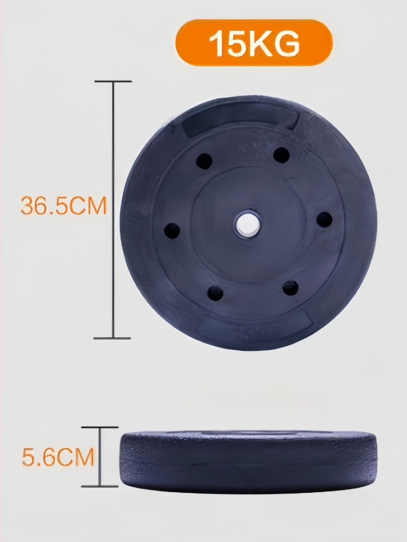 Gumi bevonatú súlytárcsák, 5 kg, 2 darabos készlet