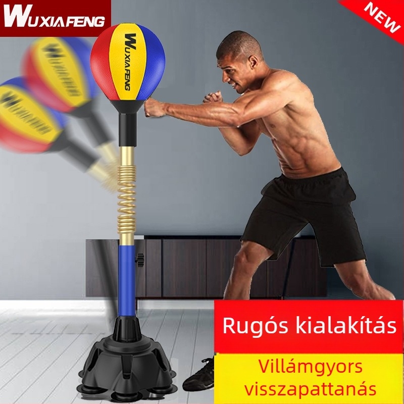 Függőleges boksz gyorsasági labda reakciócéllal, otthoni használatra, felnőtteknek és gyerekeknek, fitnesz eszköz