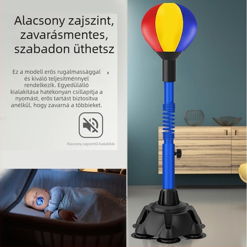 Függőleges boksz gyorsasági labda reakciócéllal, otthoni használatra, felnőtteknek és gyerekeknek, fitnesz eszköz