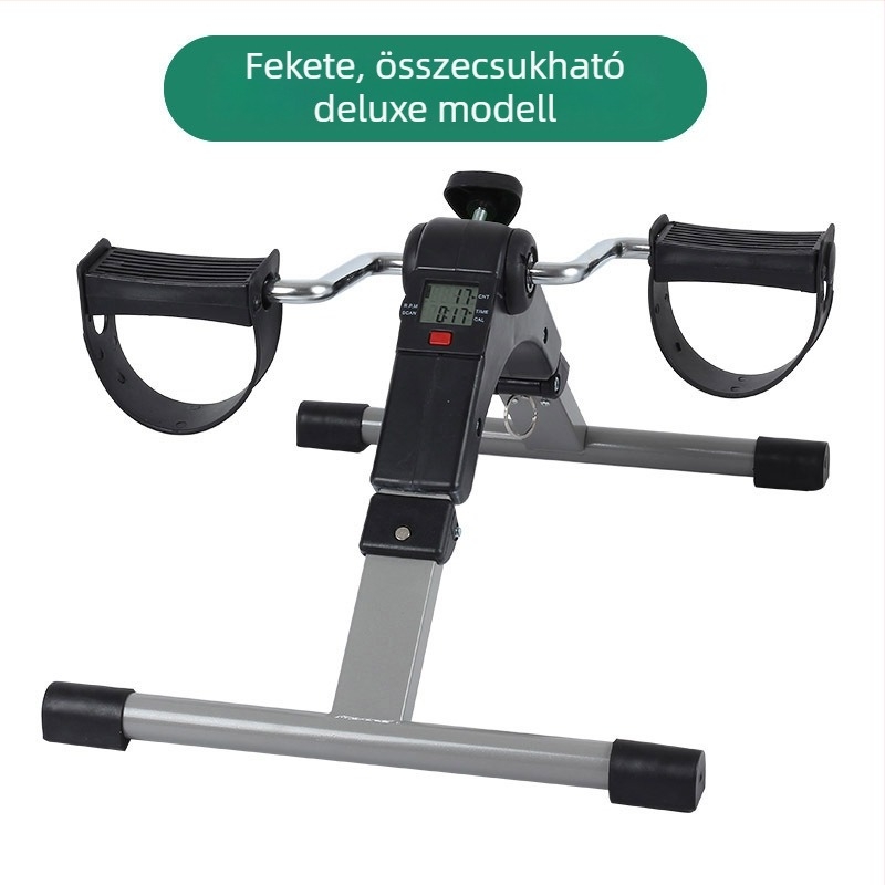 Kompakt összecsukható pedálos edző hidraulikus ellenállással felső- és alsó végtagok rehabilitációjához