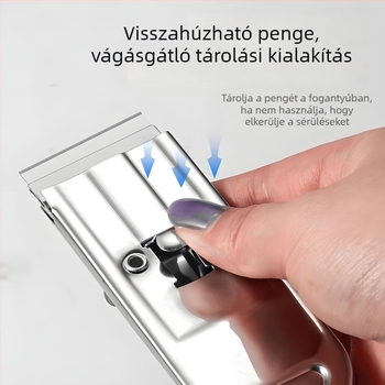 Többcélú rozsdamentes acél kaparó teleszkópos markolattal ragasztó eltávolításához, üveg és padló tisztításához, varratok és falak tisztításához — háztartási használat
