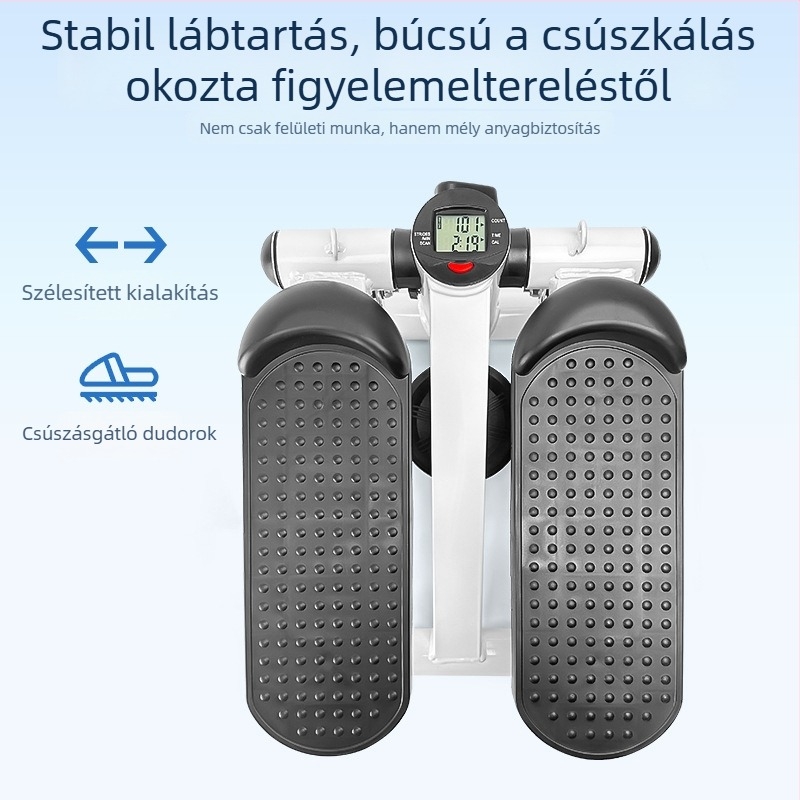 Csendes mini léptető otthoni használatra, beltéri edzés, többfunkciós hegymászó pedálkészülék, edzőfelszerelés