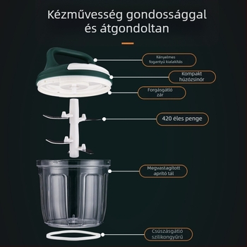 Kézi fokhagyma zúzó – kompakt, hordozható konyhai eszköz