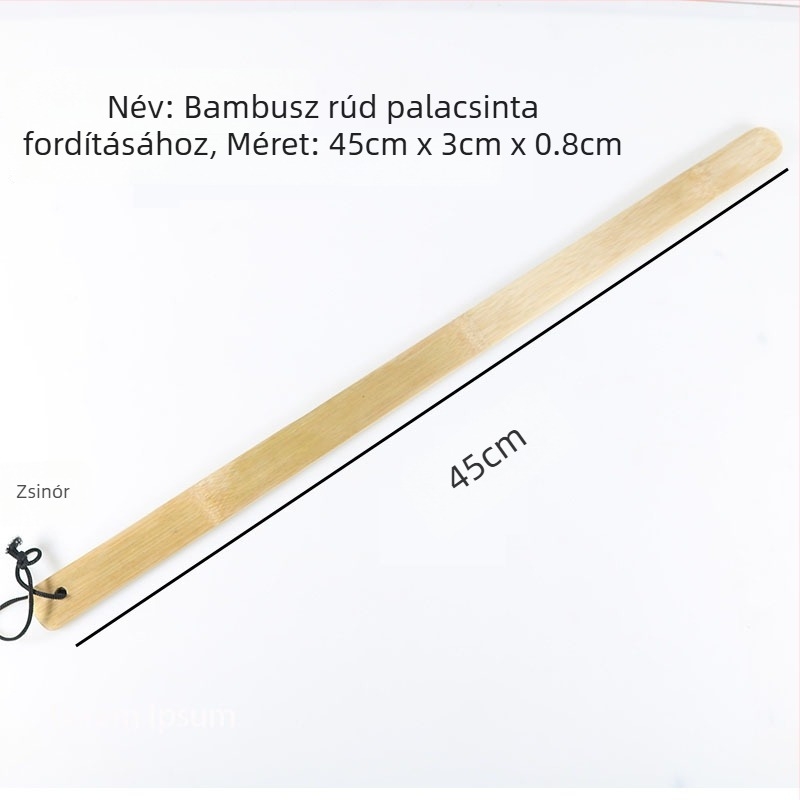 Bambusz palacsinta készítő készlet: forgó- és sütőlapok