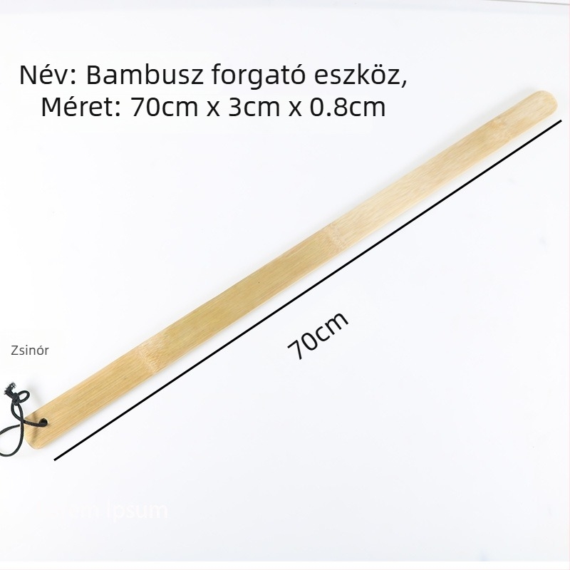 Bambusz palacsinta készítő készlet: forgó- és sütőlapok