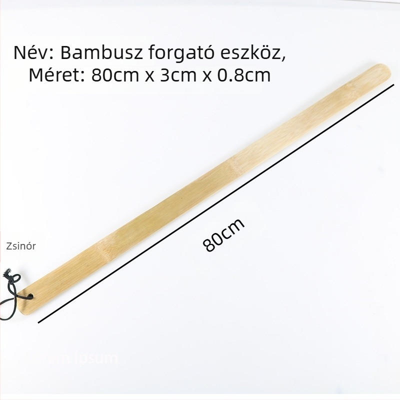 Bambusz palacsinta készítő készlet: forgó- és sütőlapok