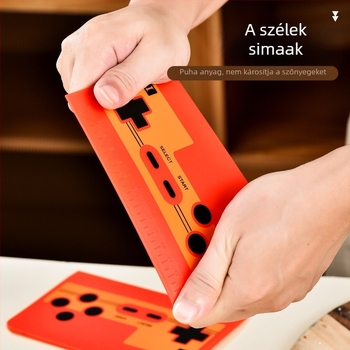 Retro stílusú tésztavágó kés mérő skálával, torta spatulával és sütőkaparóval otthoni használatra