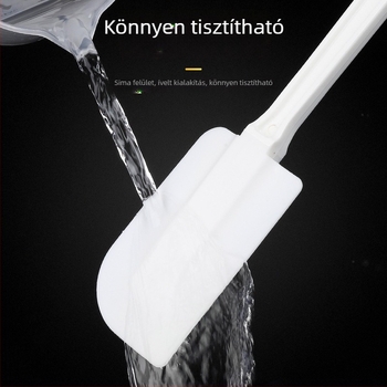 Egy darabból álló szilikon spatula tortakrémhez, puha spatula, nagy méret