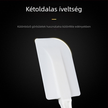 Egy darabból álló szilikon spatula tortakrémhez, puha spatula, nagy méret
