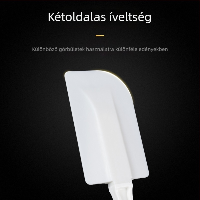 Egy darabból álló szilikon spatula tortakrémhez, puha spatula, nagy méret