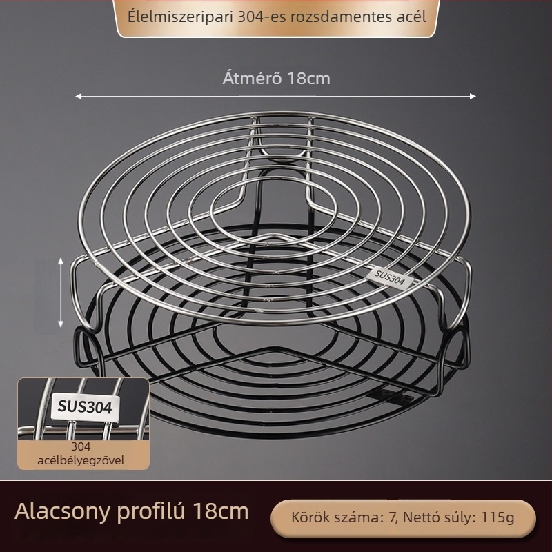 Rozsdamentes acél gőzölő rács nyomásfőzőkhöz és gőzölőkhöz