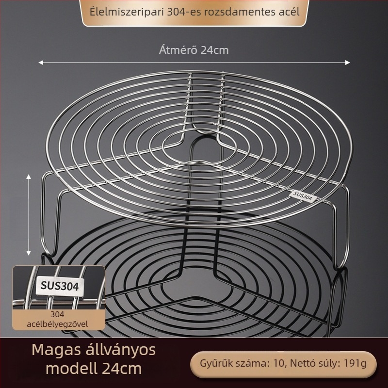Rozsdamentes acél gőzölő rács nyomásfőzőkhöz és gőzölőkhöz