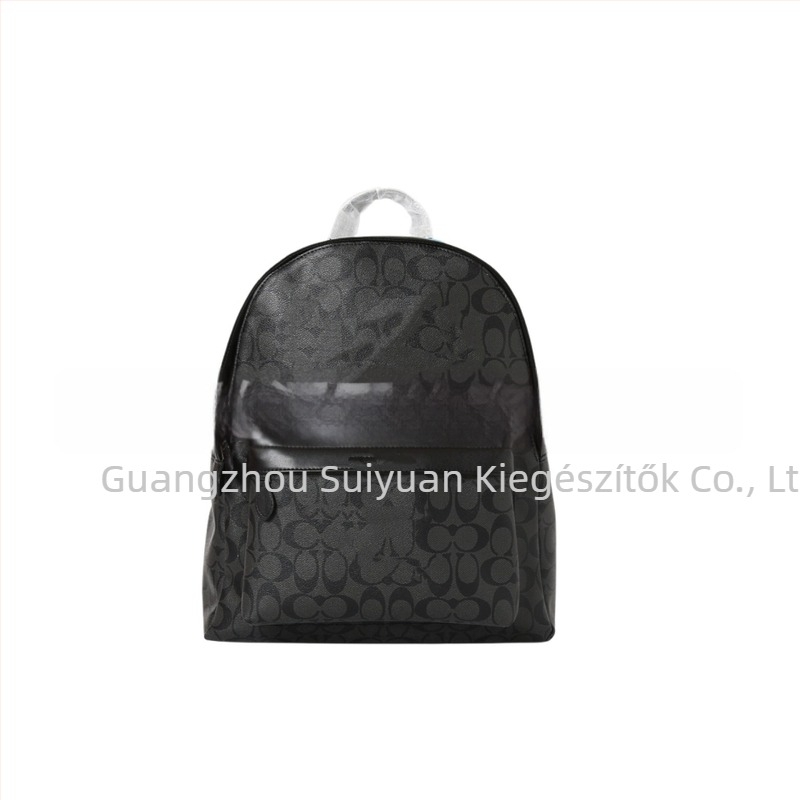 Új férfi C Brand flip-tetejű hátizsák, hegymászó hátizsák, klasszikus monogramos mintázat, 20–35 L kapacitás