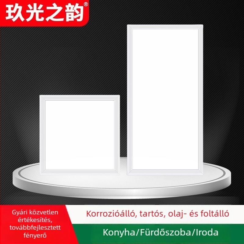 Beépíthető mennyezeti LED panel 30×30 cm, fürdőszoba és konyha
