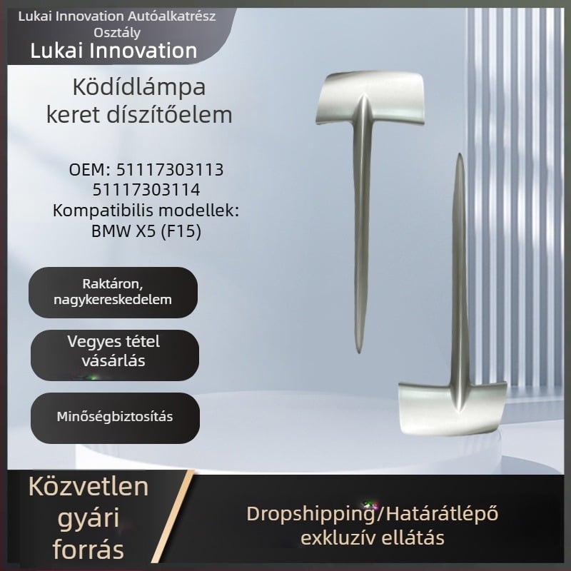 Ködmentes lámpa keret és grill dekoráció 51117303113 51117303114 BMW X5 F15-höz